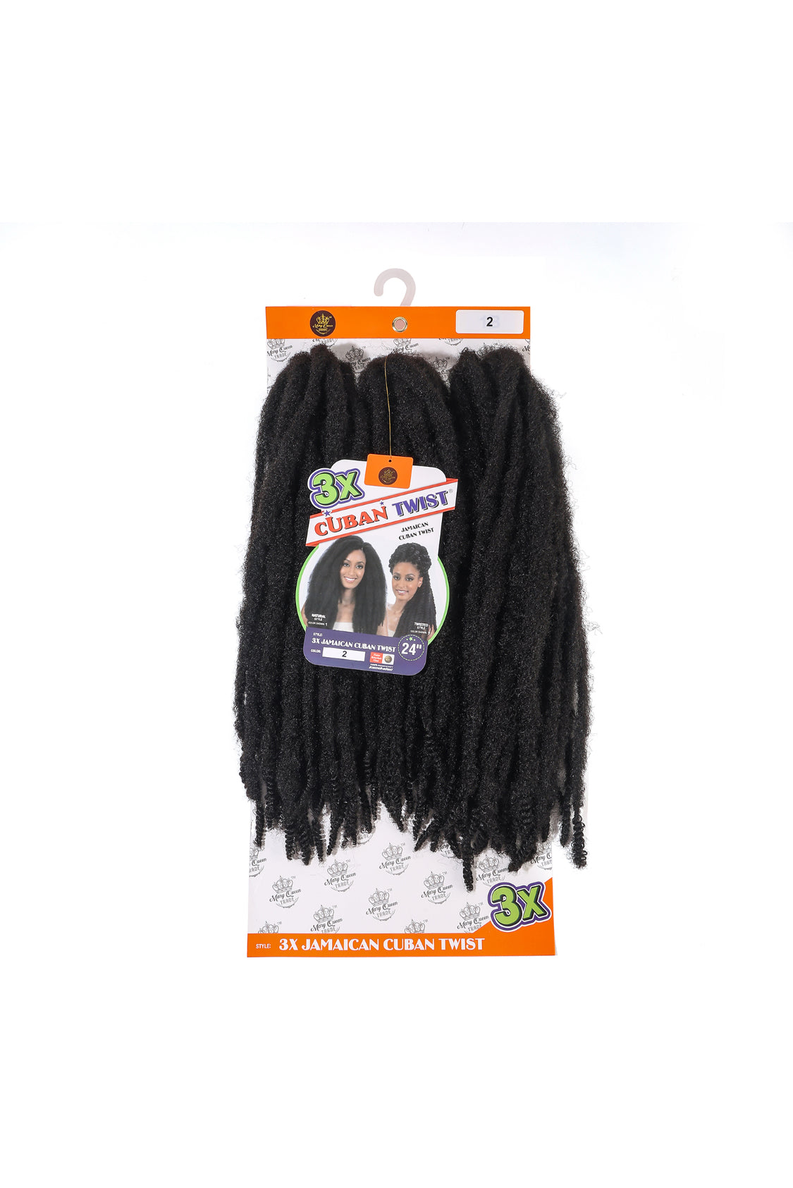 3X Jamaican Cuban Twist 24"