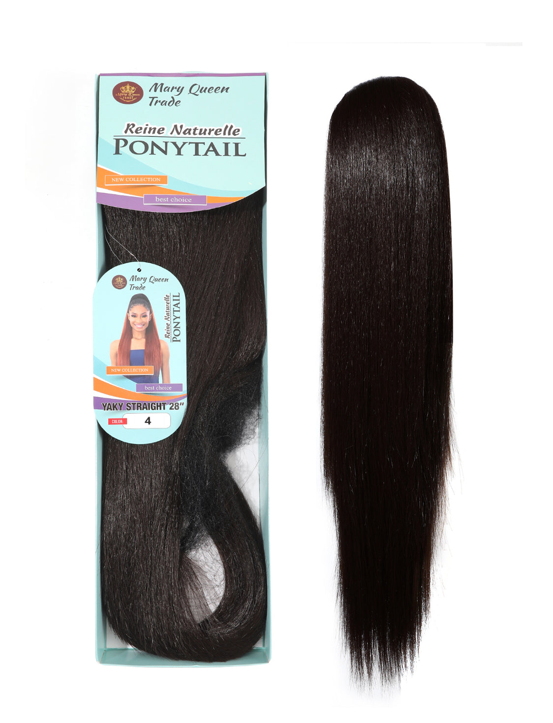 Yaky Straight Ponytail 28"