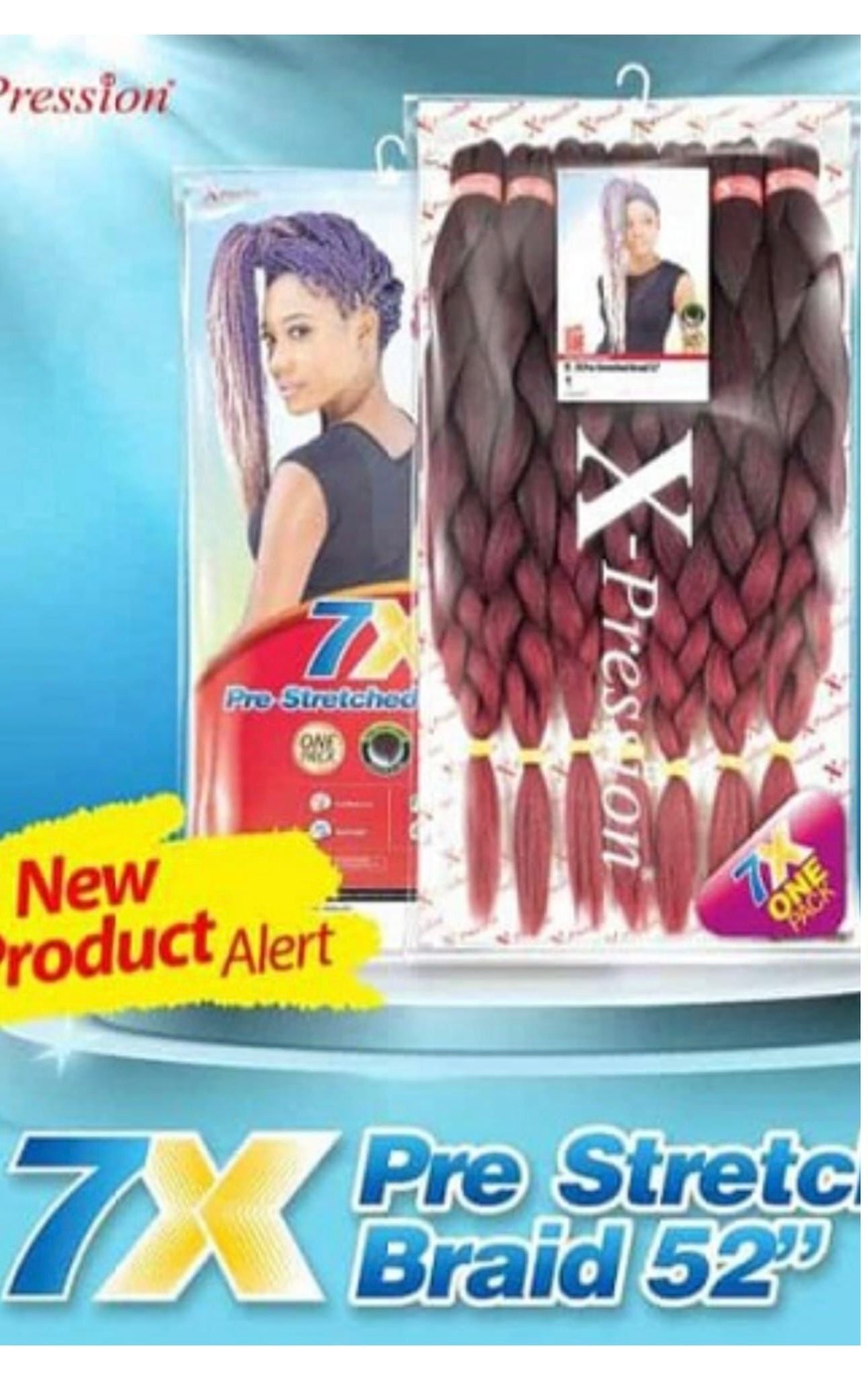 7X -Pre Stretched Braid 52″