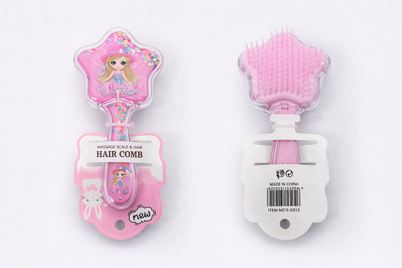 Cartoon Girls Hair Comb