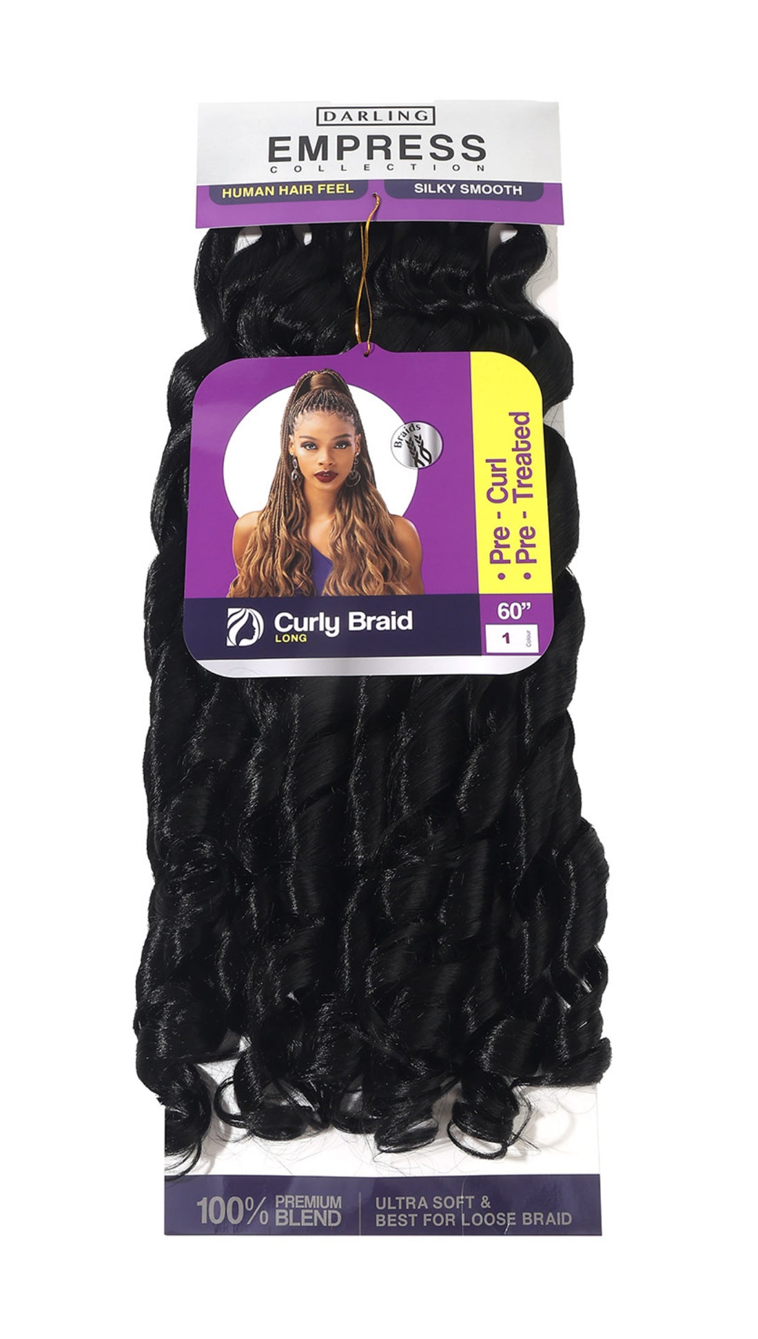 French Curl Braids - Curly Braid 60"