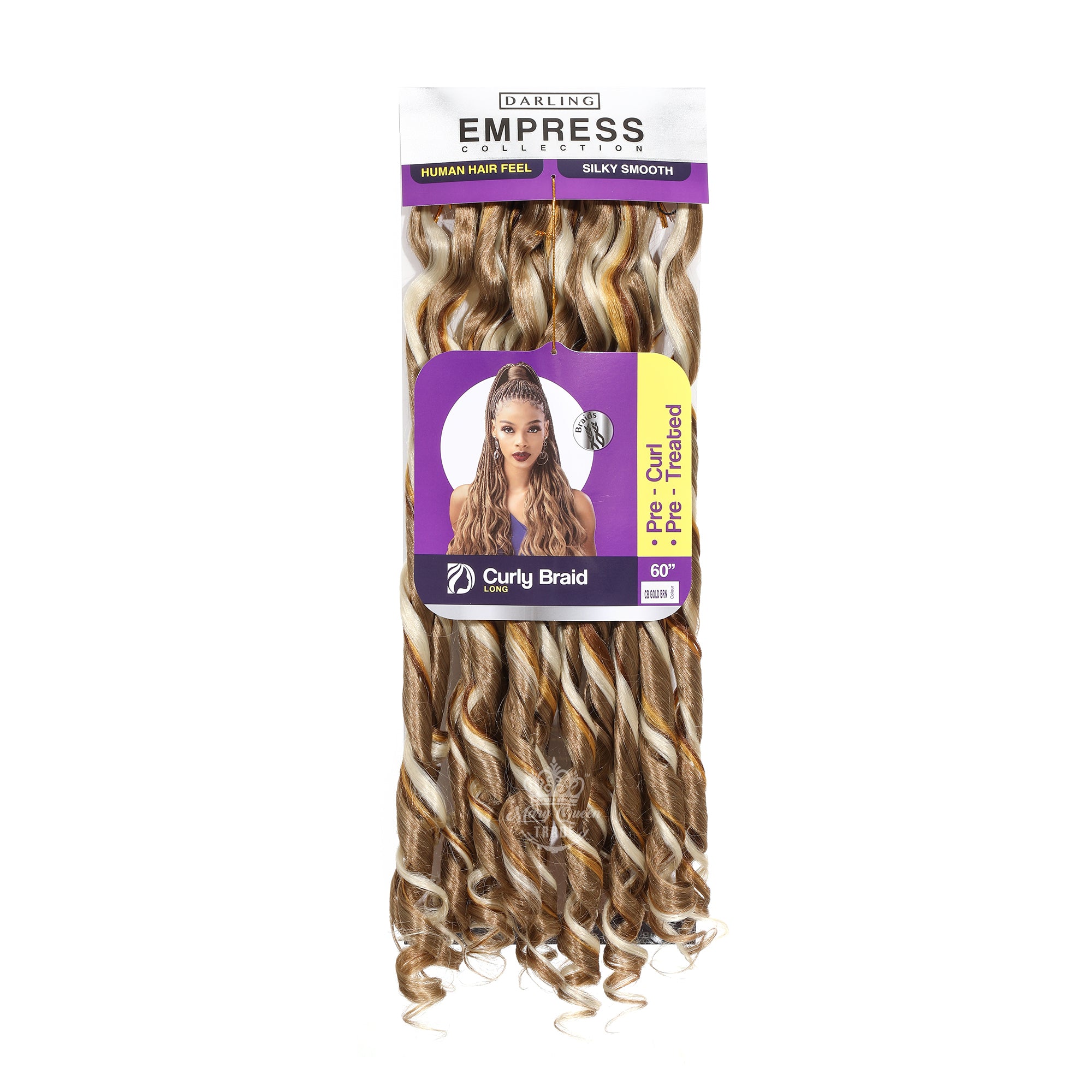 Tresses bouclées à la française - Tresse bouclée 60"