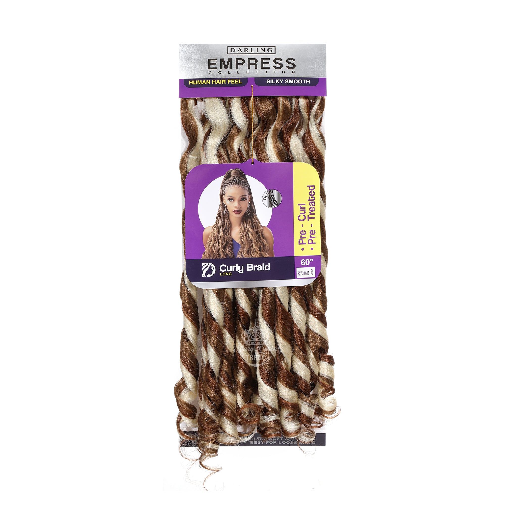 Tresses bouclées à la française - Tresse bouclée 60"