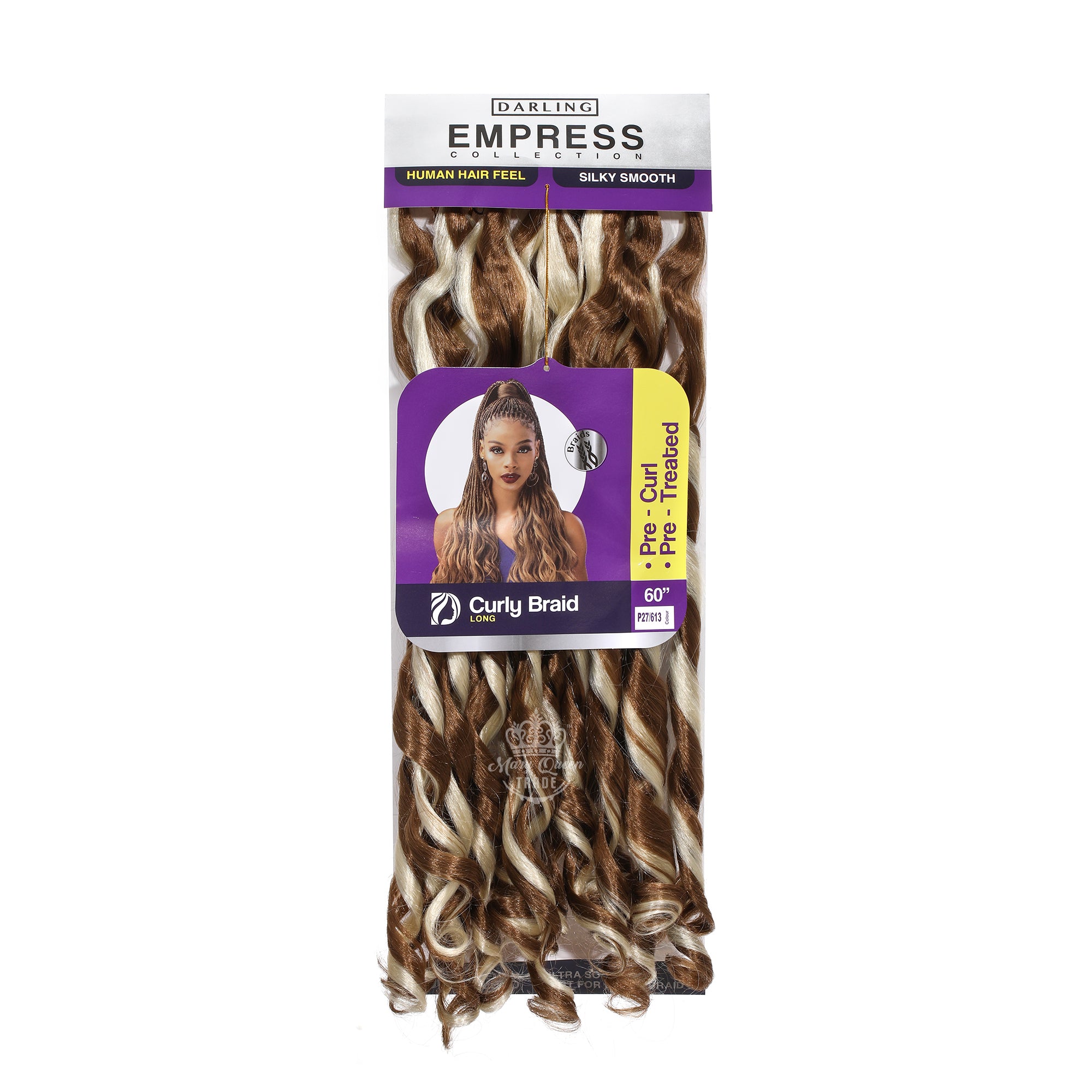 Tresses bouclées à la française - Tresse bouclée 60"