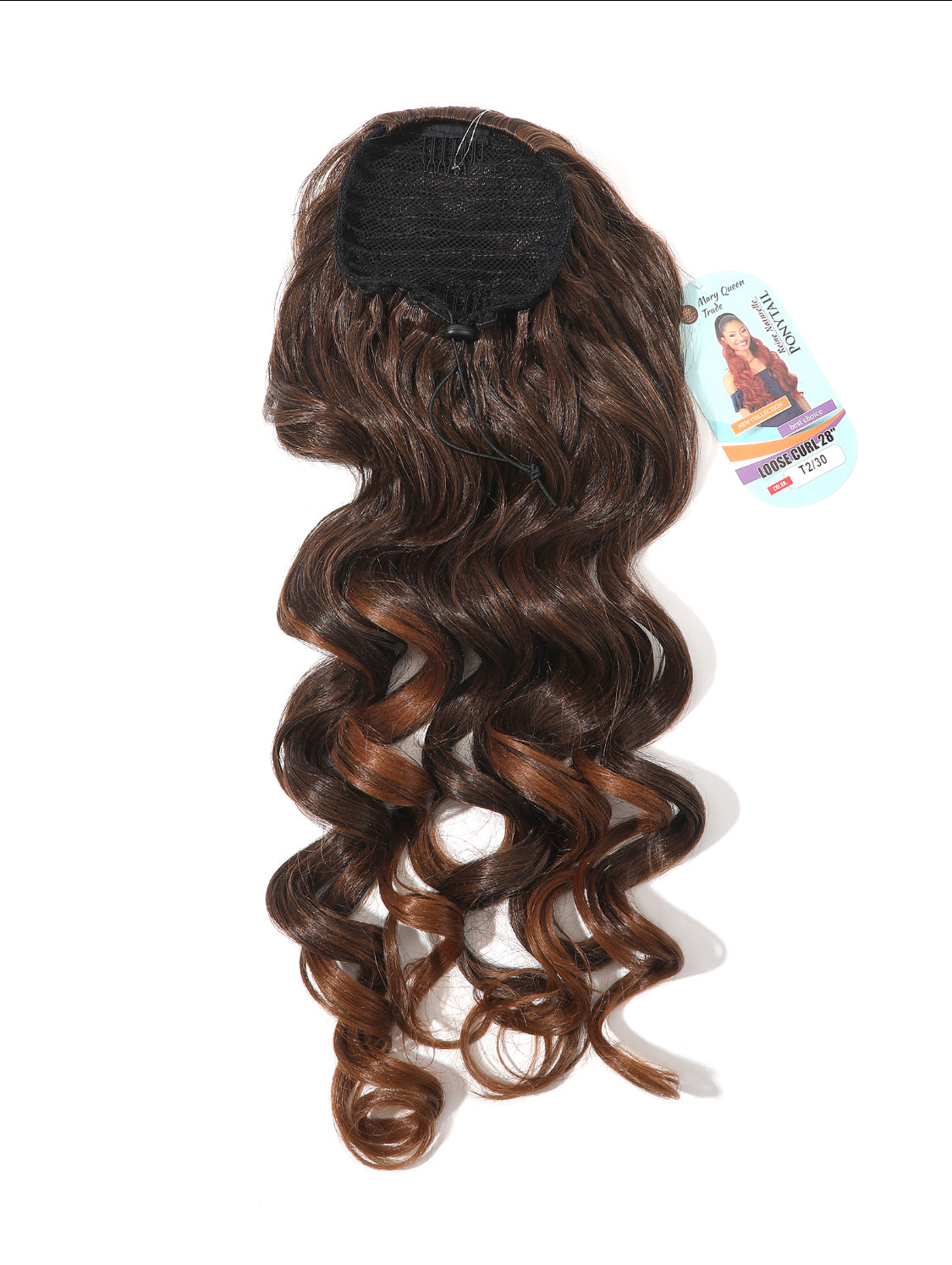 Loose Curl Ponytail 28"