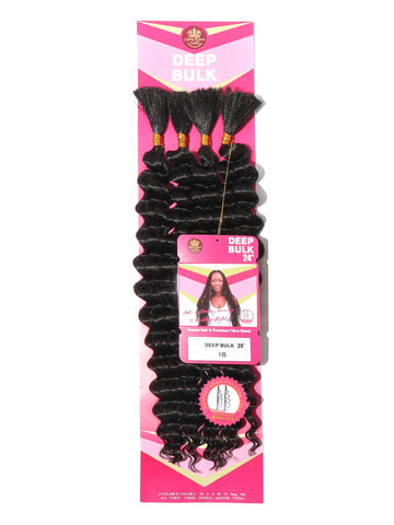 Boho Deep Bulk 24 inch synthetic braiding hair Mary Queen Trade
