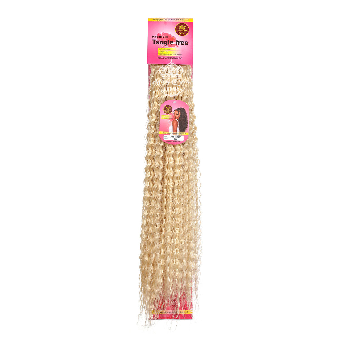 Mary Queen BioProtein™ Deep Curl Hair Extensions – 26" – Wholesale