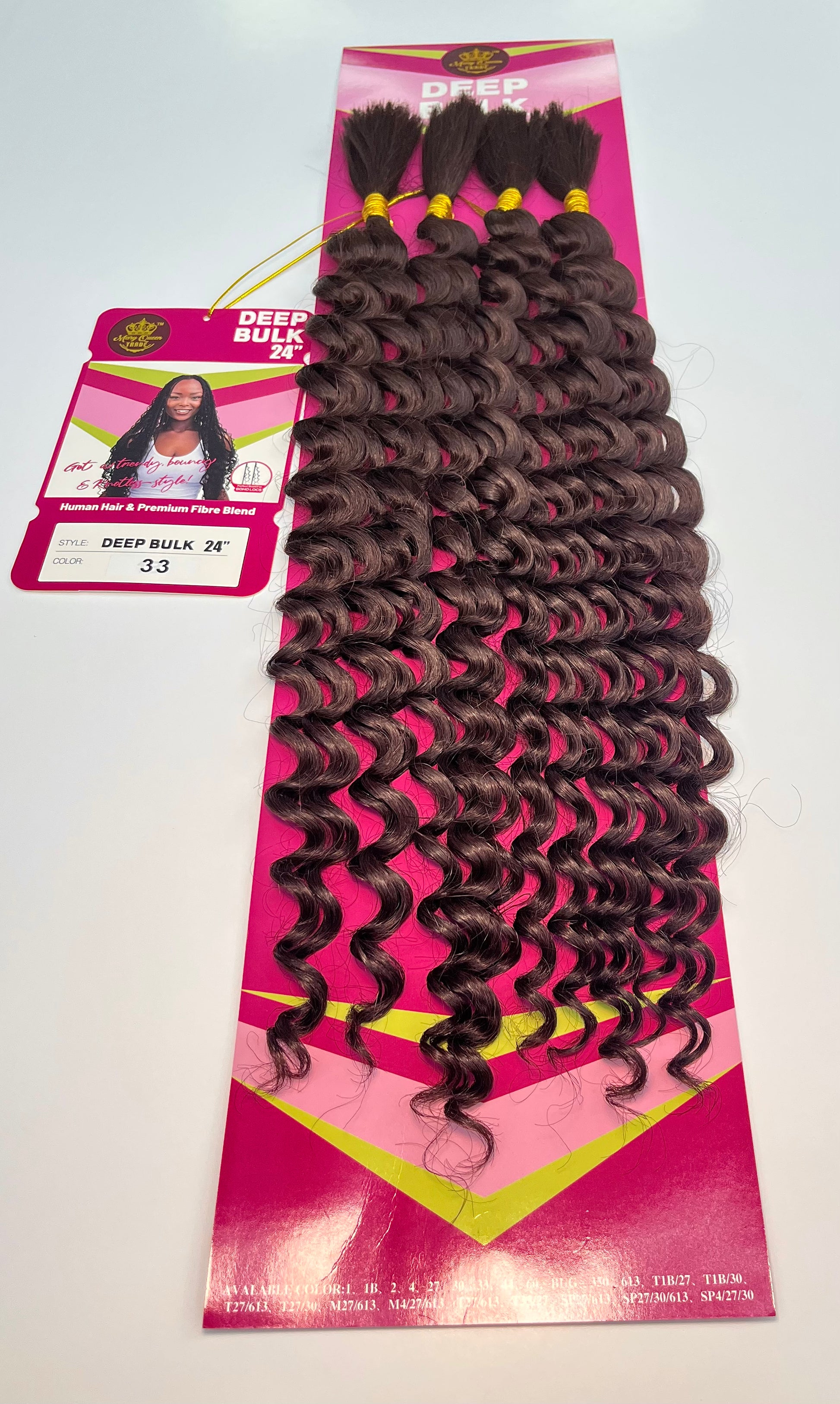 Boho style crochet hair soft and lightweight 24"