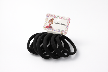 Hair Elastic Bands – Soft & Stretchy (6 Pack)