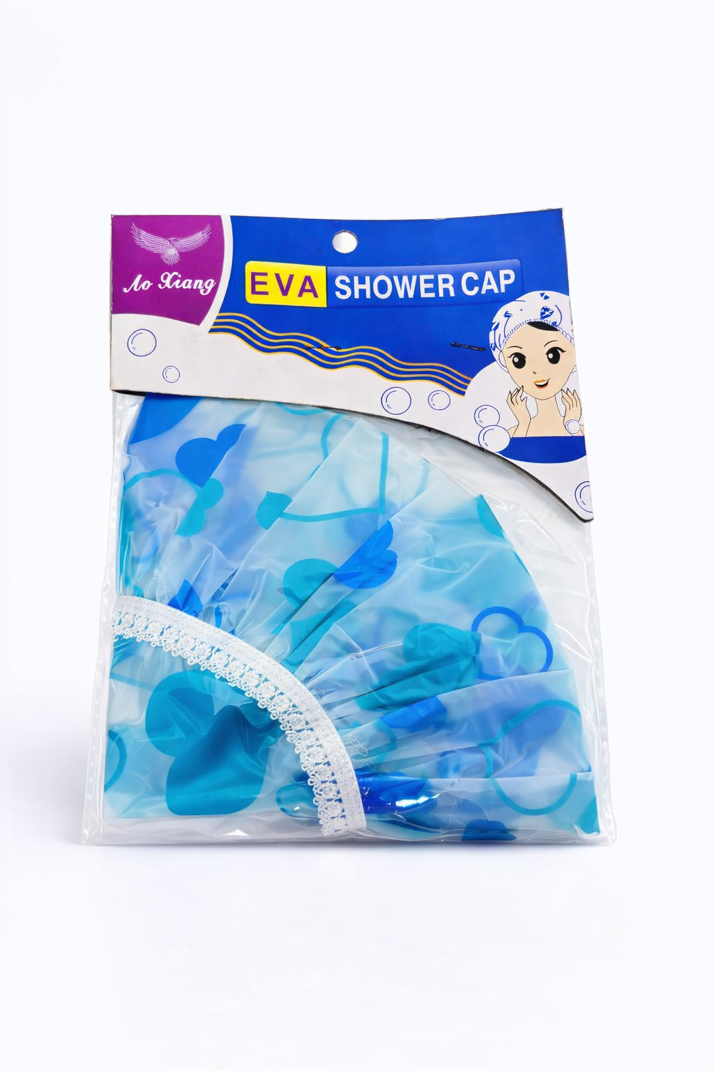 EVA Shower Cap – Waterproof Hair Protection