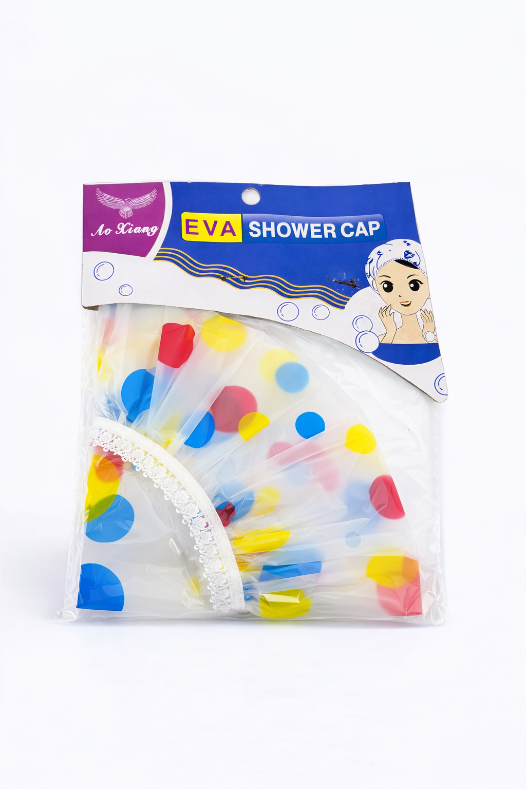 EVA Shower Cap – Waterproof Hair Protection