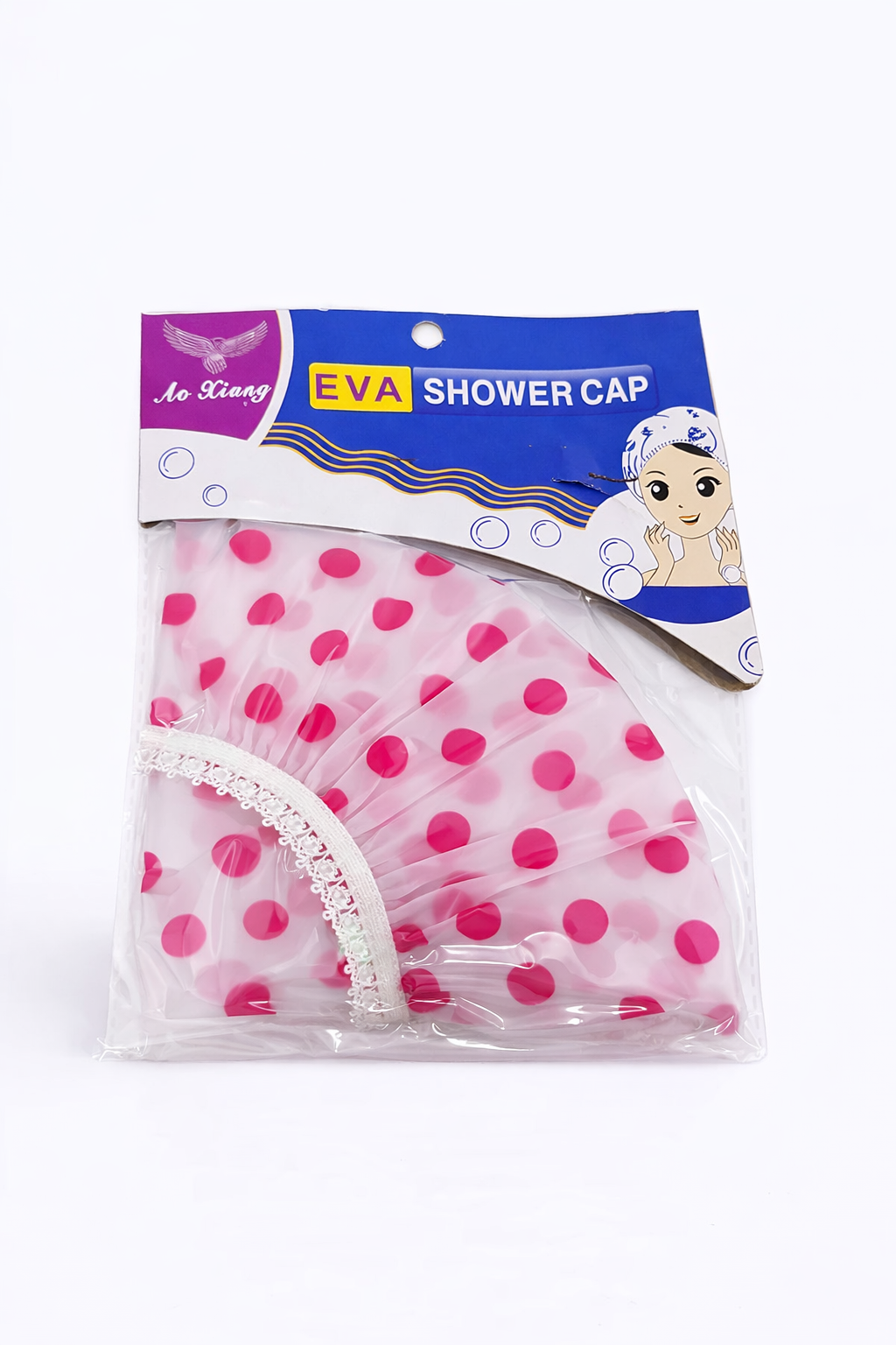 EVA Shower Cap – Waterproof Hair Protection