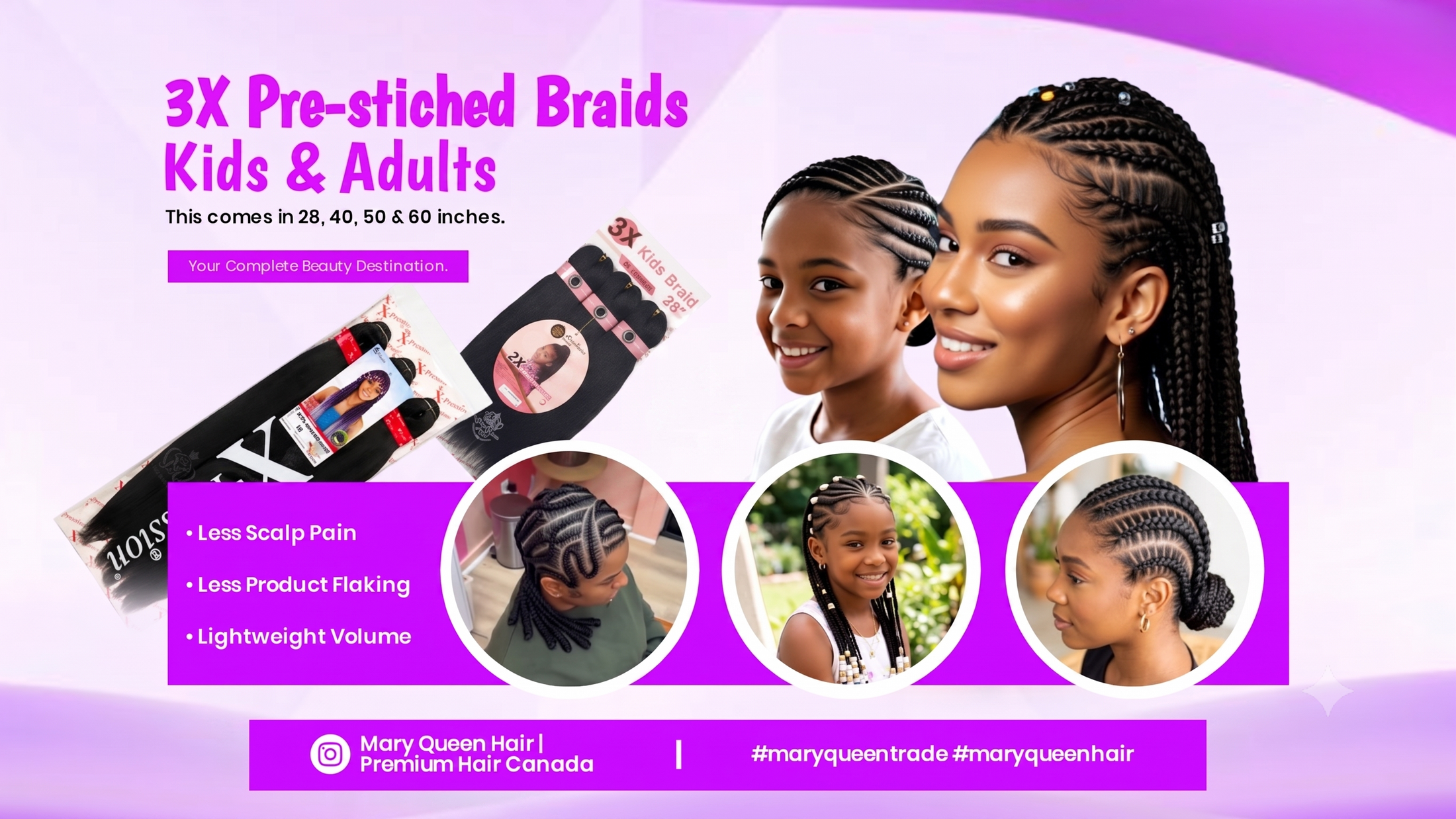 Mary Queen Trade hair banner