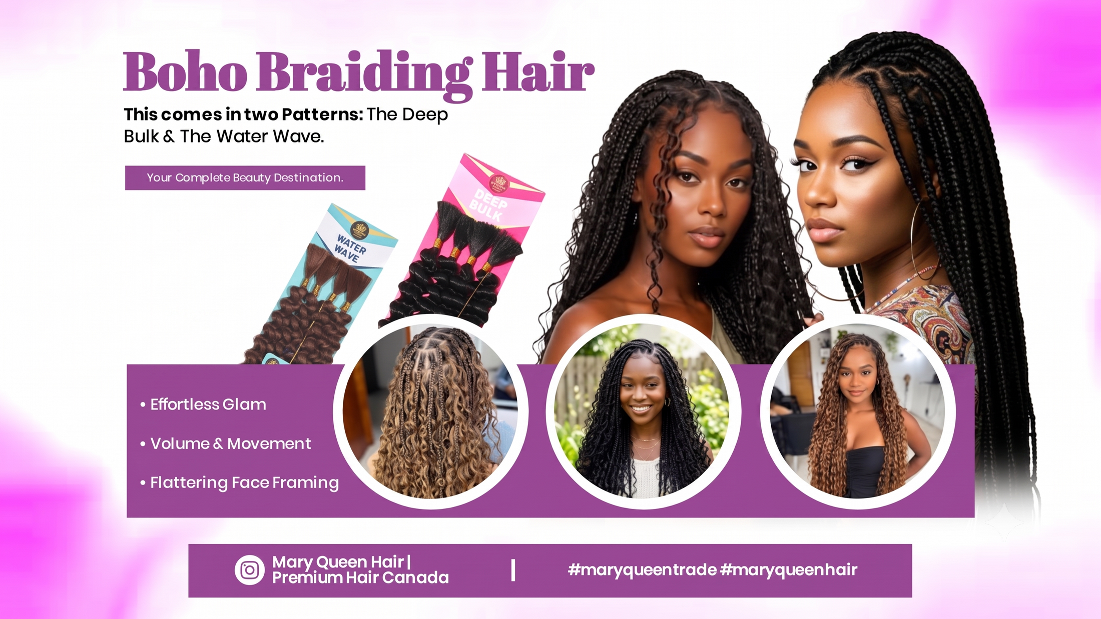 Mary Queen Trade hair banner