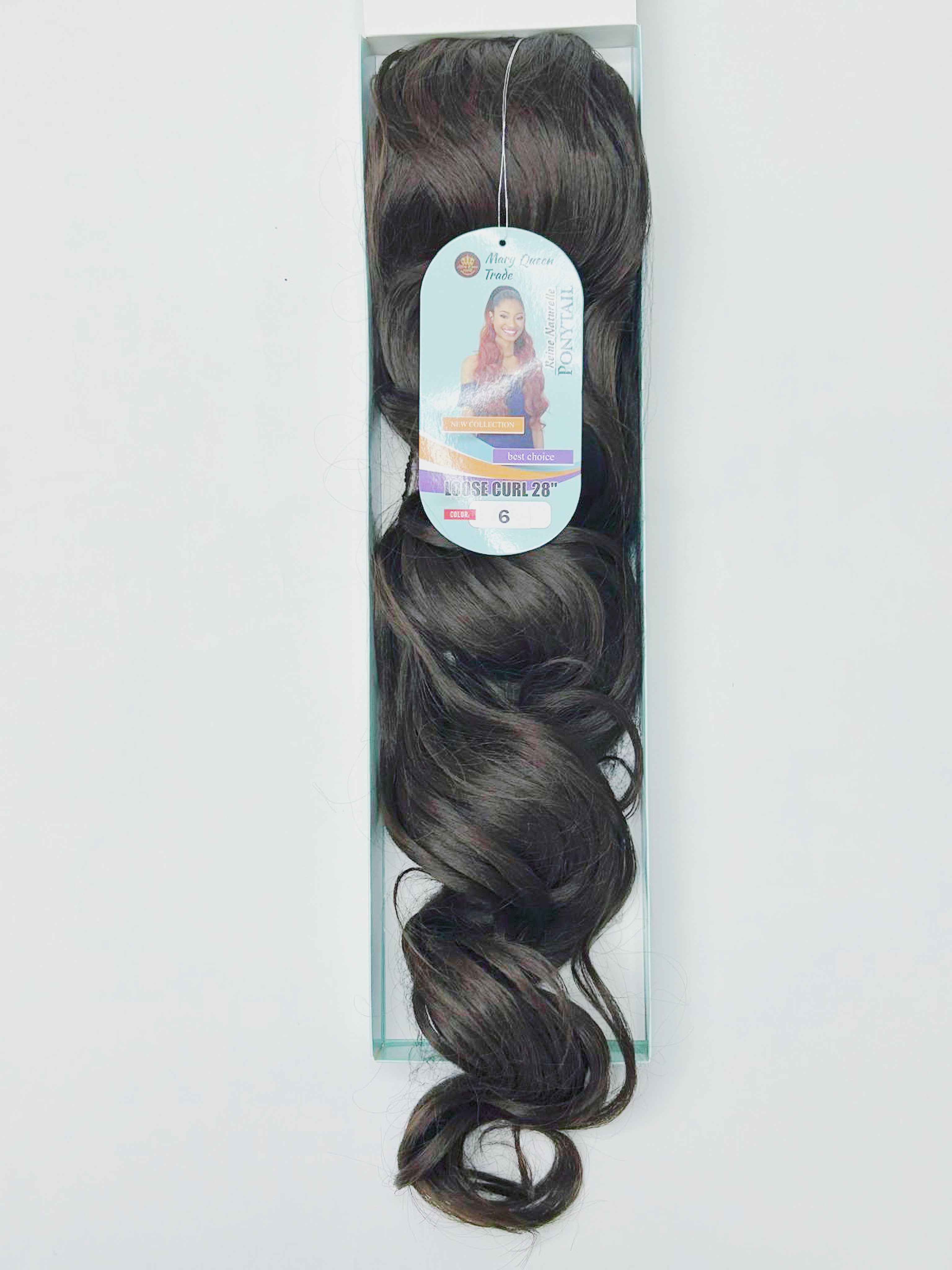Loose Curl Ponytail 28"