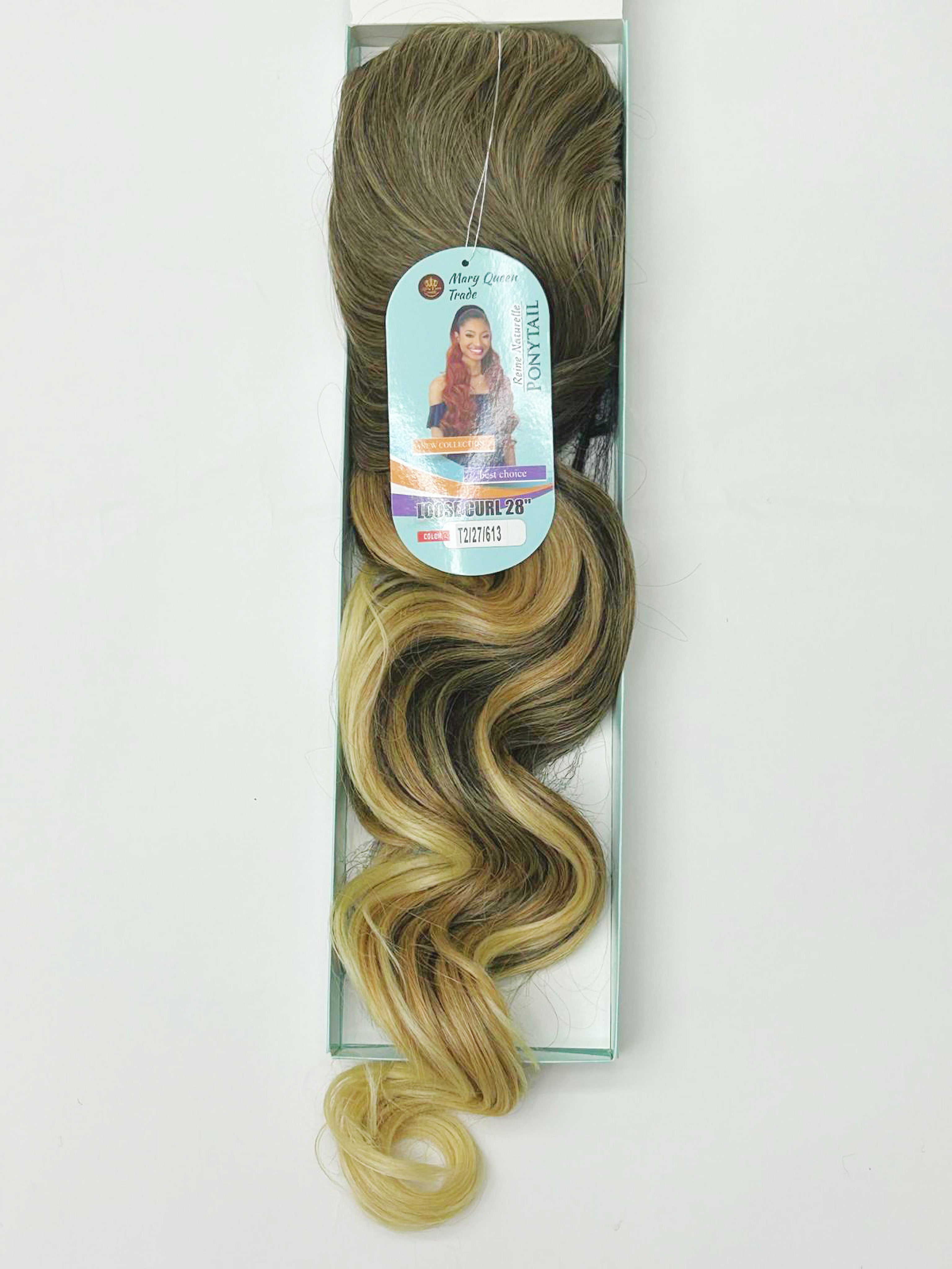 Loose Curl Ponytail 28"