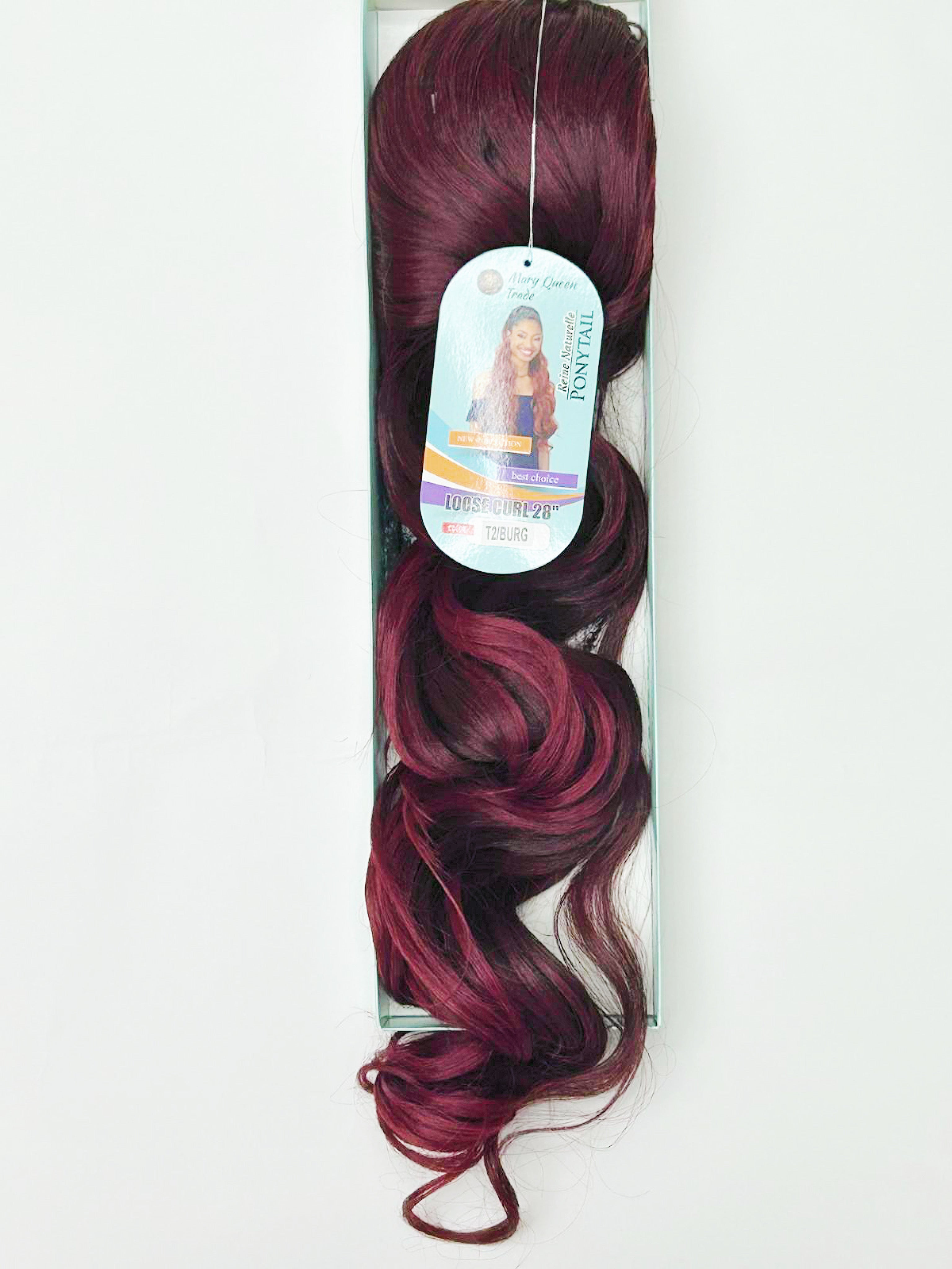 Loose Curl Ponytail 28"