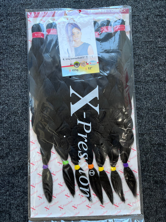 7X -Pre Stretched Braid 52″