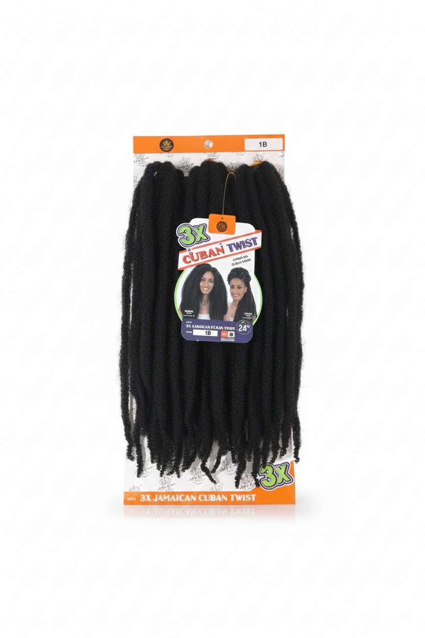 3X Jamaican Cuban Twist 22"