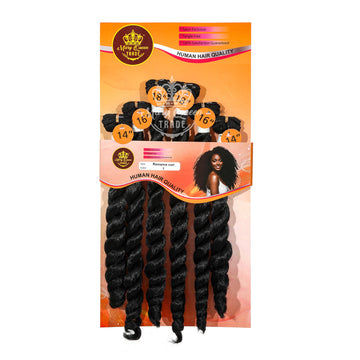 Mary Queen BioProtein™ Romance Curl 6-Bundle Hair Set – 14"–18"