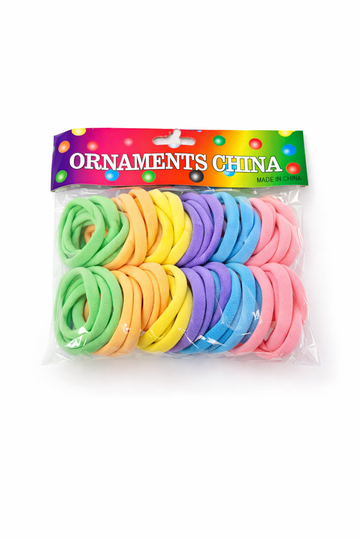 Elastic Band Hair Tie 48pieces - Wholesale