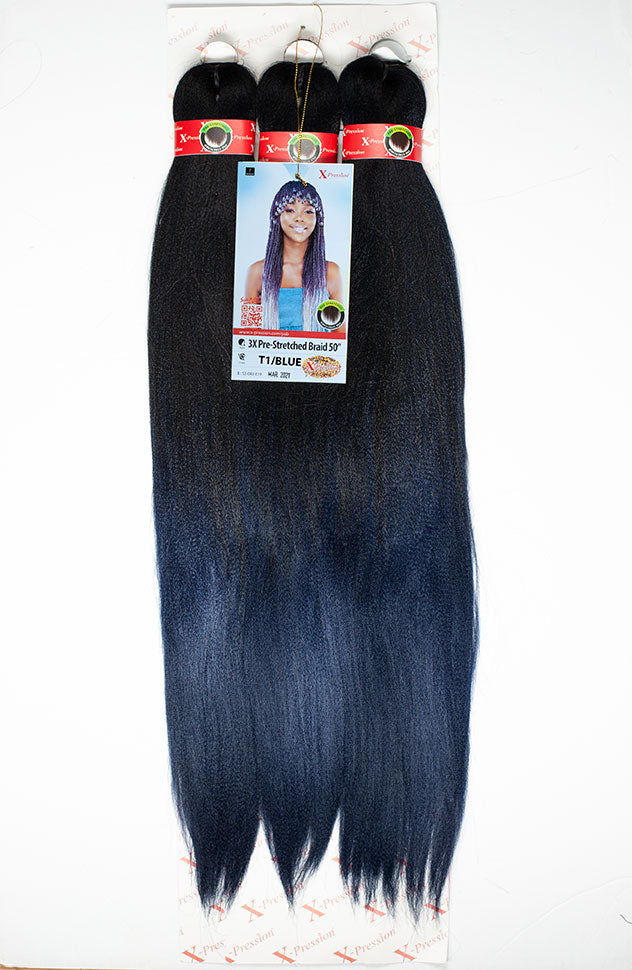 Tresse pré-étirée 3X 40" 50" 60"