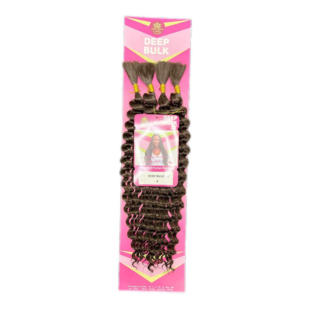 Boho Deep Bulk Human Hair 24"