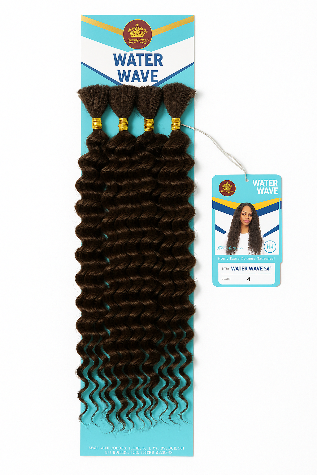 Mélange de cheveux humains ondulés de style bohème, 61 cm (24 pouces)