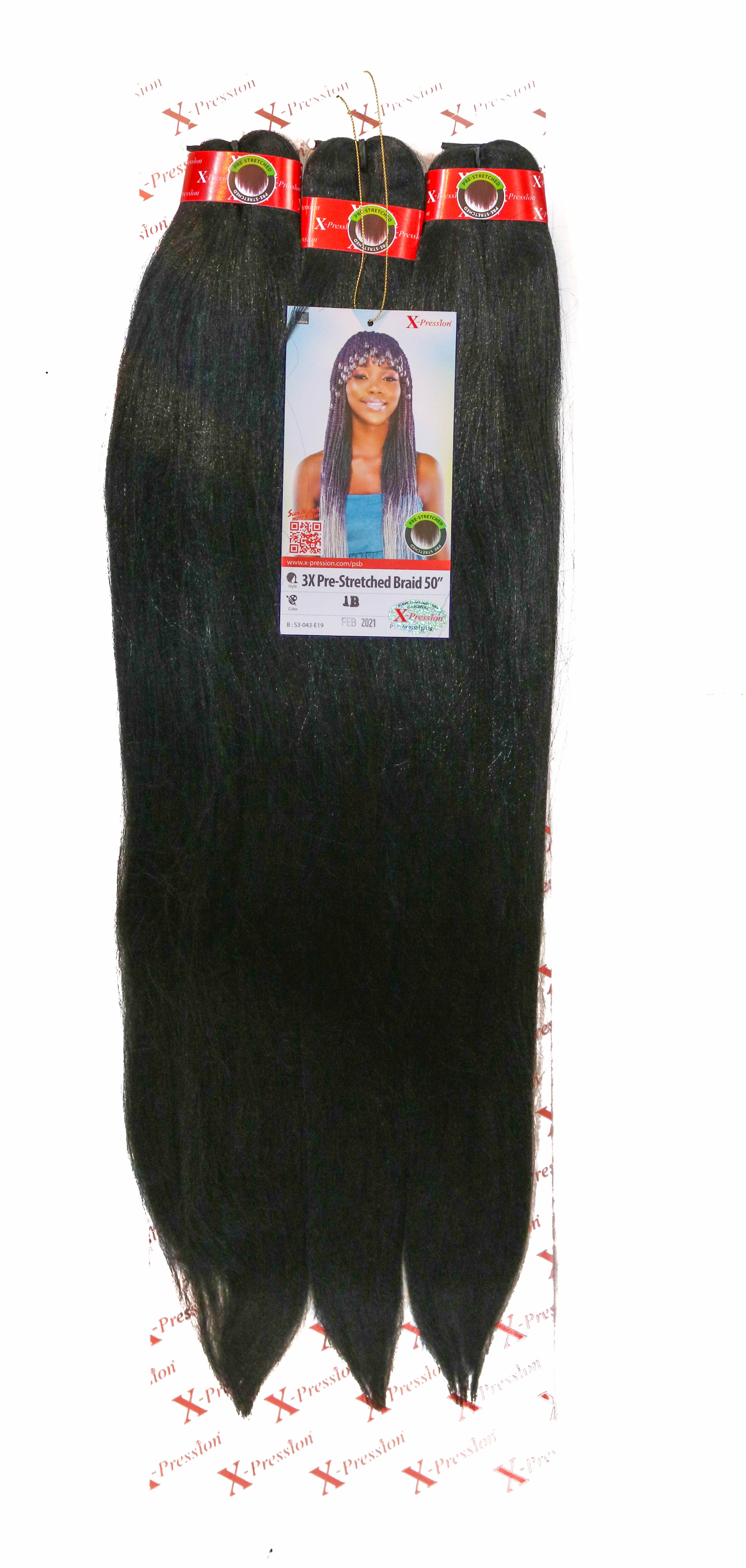 X-pression 3X Pre-Stretched Braid