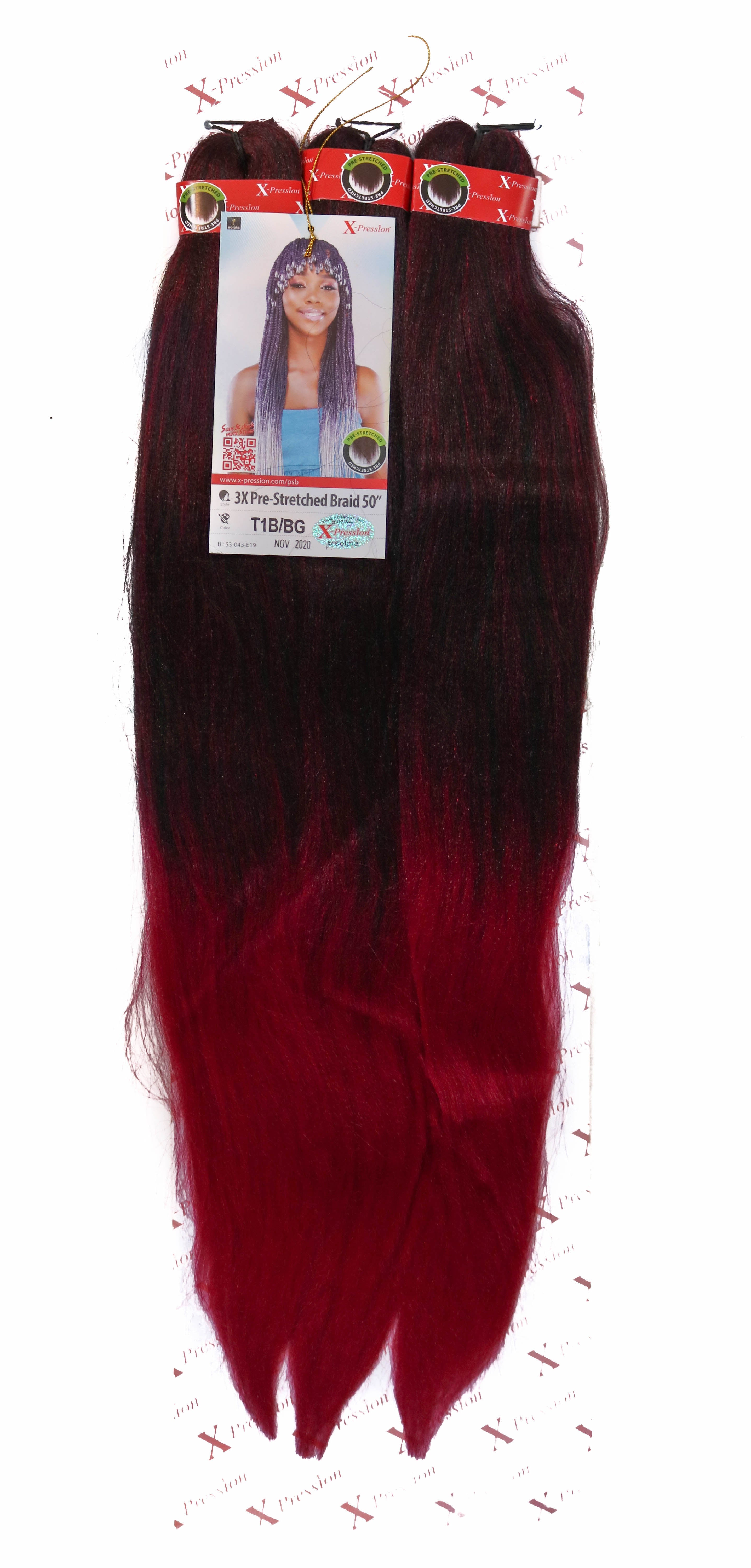 X-pression 3X Pre-Stretched Braid