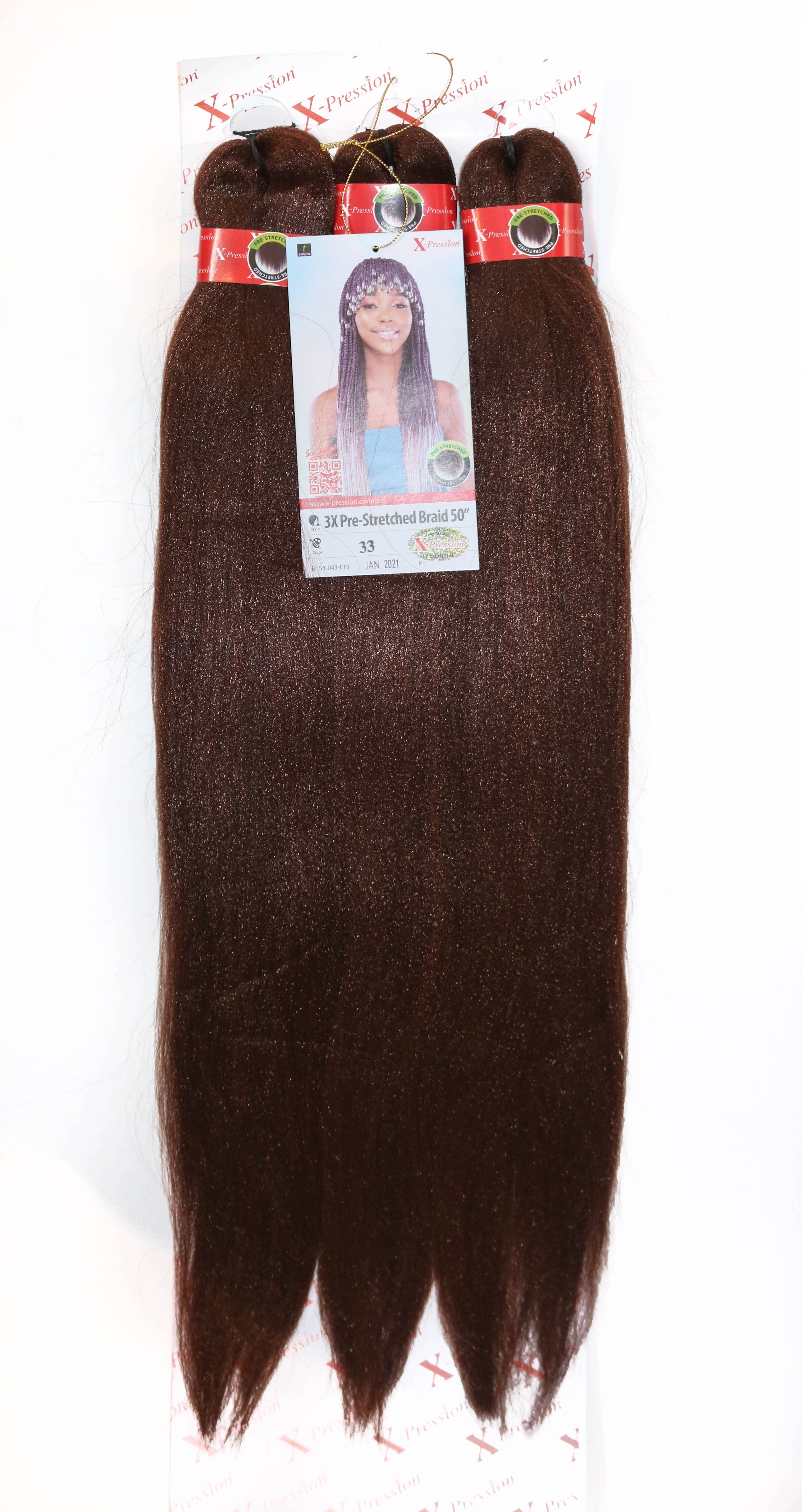 X-pression 3X Pre-Stretched Braid